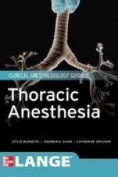 Thoracic Anesthesia
