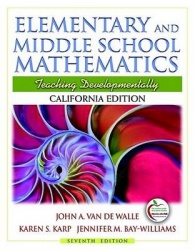 California Edition of Elementary and Middle School Mathematics