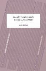 Quantity and Quality in Social Research