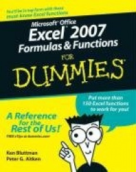Excel 2007 Formulas and Functions For Dummies