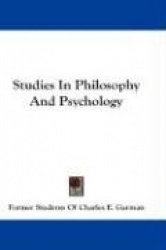 Studies in Philosophy and Psychology