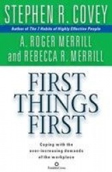 First Things First
