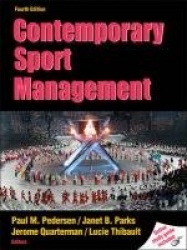CONTEMPORARY SPT MNGMNT 4E W/WEB SG
