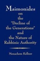 Maimonides on the 