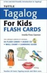 Tuttle Tagalog for Kids Flash Cards Kit