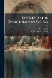 Epistles to the Corinthians in Syriac;