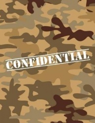 Confidential: Camo Military Lined Composition Spy Notebook - Camouflage Classified Spy Journal - Blank Note Pad - Christmas, Eas