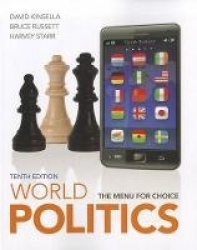 World Politics: The Menu for Choice