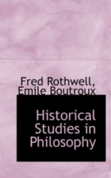 Historical Studies in Philosophy