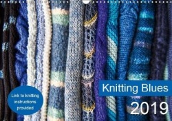 Knitting Blues 2019 - Twelve knitting projects.
