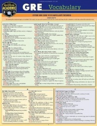 GRE Vocabulary - A Quickstudy Laminated Reference Guide