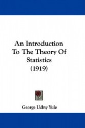 An Introduction to the Theory of Statistics (1919)