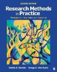 Research Methods in Practice - Strategies for Description and Causation
