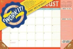 2019 Work it! 17 Month Desk Jotter Wall Calendar