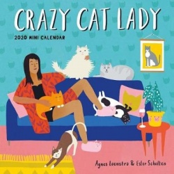 2020 Crazy Cat Lady Mini Wall Calendar