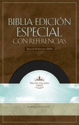 RVR 1960 Biblia con Referencias, negro piel fabricada con indice