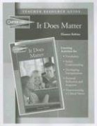 It Does Matter Teacher Resource Guide