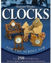 Miniature Wooden Clocks for the Scroll Saw