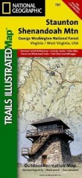 Staunton, Shenandoah Mountain Map - Trails Illustrated Maps