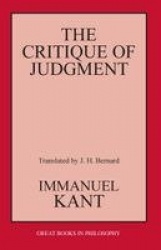 The Critique of Judgment