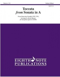 Toccata - From Sonata in A, Score & Parts