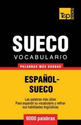 Vocabulario español-sueco - 9000 palabras más usadas