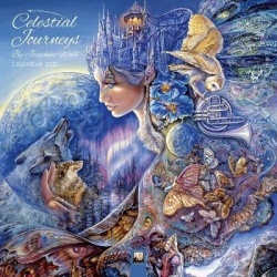 Celestial Journeys by Josephine Wall Wall Calendar 2021 (Art Calendar)
