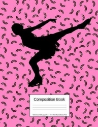 Composition Book 100 Sheets/200 Pages/8.5 X 11 In. Wide Ruled/ Skater Pink: Writing Notebook Lined Page Book Soft Cover Plain Jo