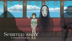 Studio Ghibli Spirited Away Notecards - 16 Notecards & Envelopes
