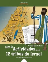 Libro de actividades de las 12 tribus de Israel - para niños de 6 a 12 años