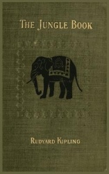 The Jungle Book by Rudyard Kipling: Hardcover Book illustrated Original 1894 edition