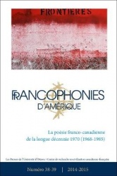 Francophonies d'Amérique 38-39