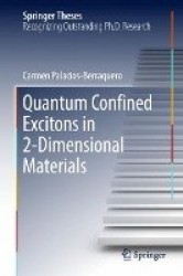Quantum Confined Excitons in 2-Dimensional Materials