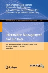 Information Management and Big Data - 12th Annual International Conference, SIMBig 2025, Lima, Peru, October 29–31, 2025, Procee