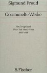 Nachtragsband: Texte aus den Jahren 1885 bis 1938