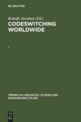 Codeswitching Worldwide. [I]