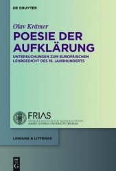 Poesie der Aufklärung - Studien zum europäischen Lehrgedicht des 18. Jahrhunderts