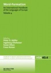 Word-Formation - An International Handbook of the Languages of Europe