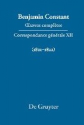 Correspondance générale 1821-1822