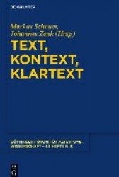 Text, Kontext, Klartext - Festschrift für Niklas Holzberg zum 70. Geburtstag