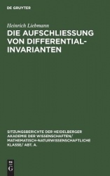 Die Aufschlieβung von Differentialinvarianten
