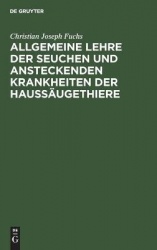 Allgemeine Lehre der Seuchen und ansteckenden Kr - Vorlesungen