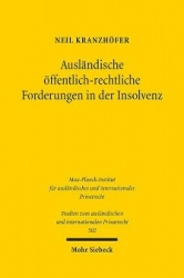 Ausländische öffentlich-rechtliche Forderungen in der Insolvenz - Zur Befugnis von Gläubigern aus ausländischem öffentlichem Rec