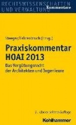 Praxiskommentar Hoai 2013 - Das Vergutungsrecht Der Architekten Und Ingenieure