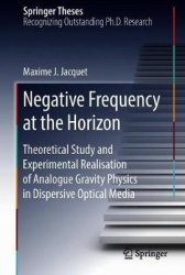 Negative Frequency at the Horizon - Theoretical Study and Experimental Realisation of Analogue Gravity Physics in Dispersive Opt