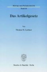 Das Artikelgesetz.