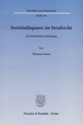 Sozialadaquanz Im Strafrecht - Zur Knabenbeschneidung