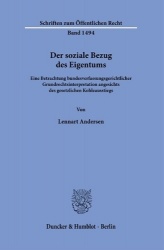 Der soziale Bezug des Eigentums.