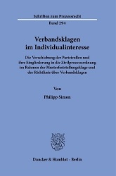 Verbandsklagen im Individualinteresse.