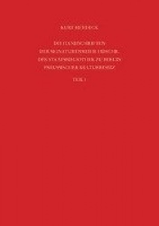 Staatsbibliothek Zu Berlin - Preussischer Kulturbesitz. Kataloge Der Handschriftenabteilung / Die Handschriften Der Signaturenre